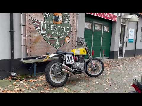 Yamaha XS250 tracker style