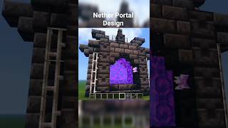 Nether portal design. #minecraft #minecraftbuilds #minecrafter #explore #minecraftedits