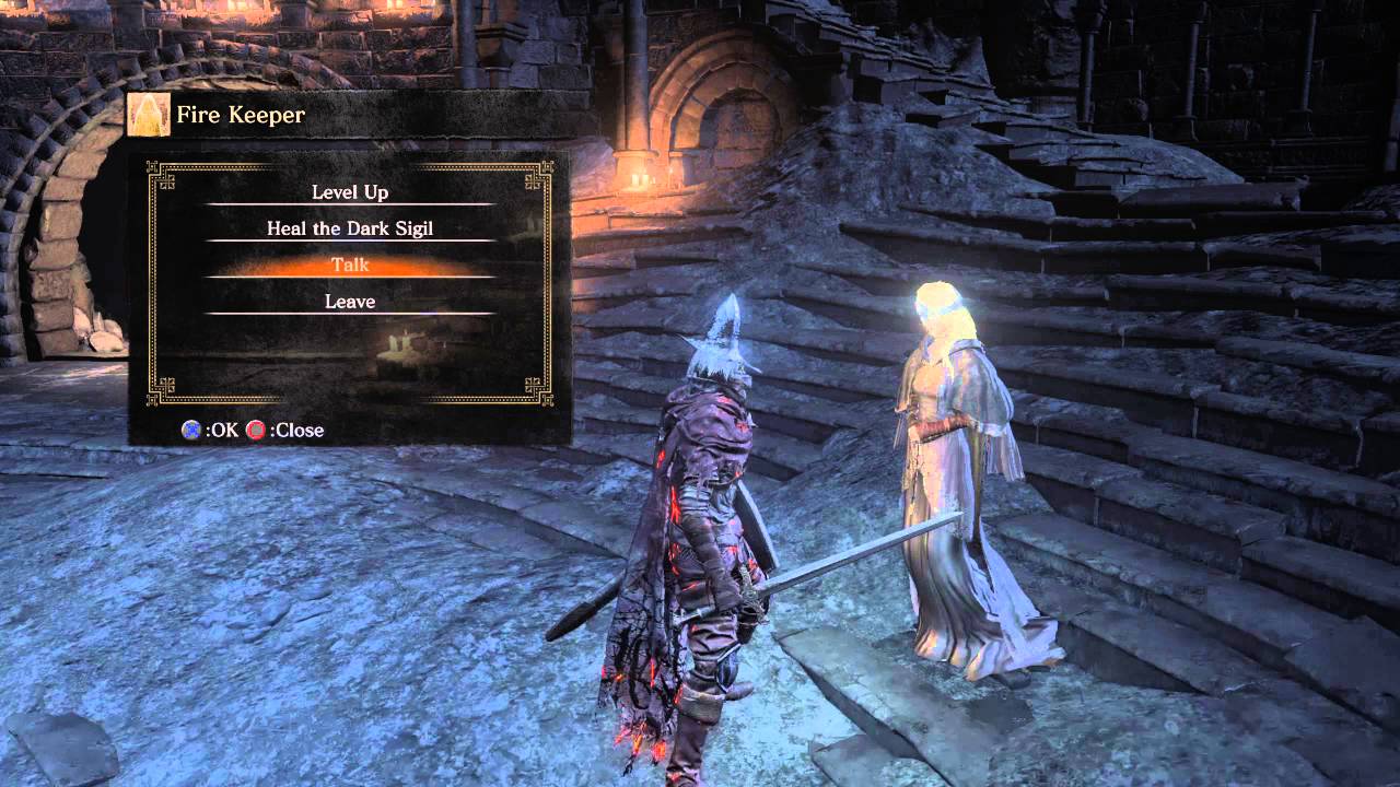 DARK SOULS™ III The Fire Keeper on Fire Keepers Eyes YouTube