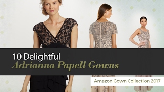 10 Delightful Adrianna Papell Gowns Amazon Gown Collection 2017