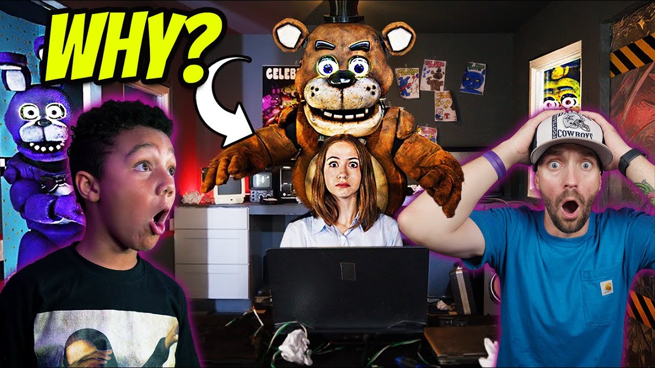Five Nights At Freddy's In Real Life @shilohandbros REACTION!!!