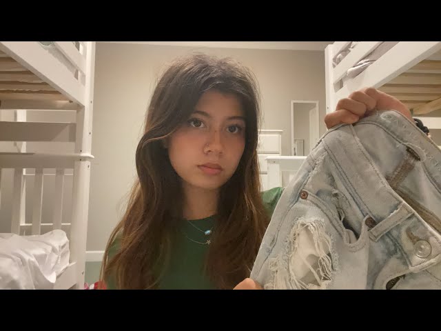 ASMR friend helps you pick a back to school outfit (soft spoken)
