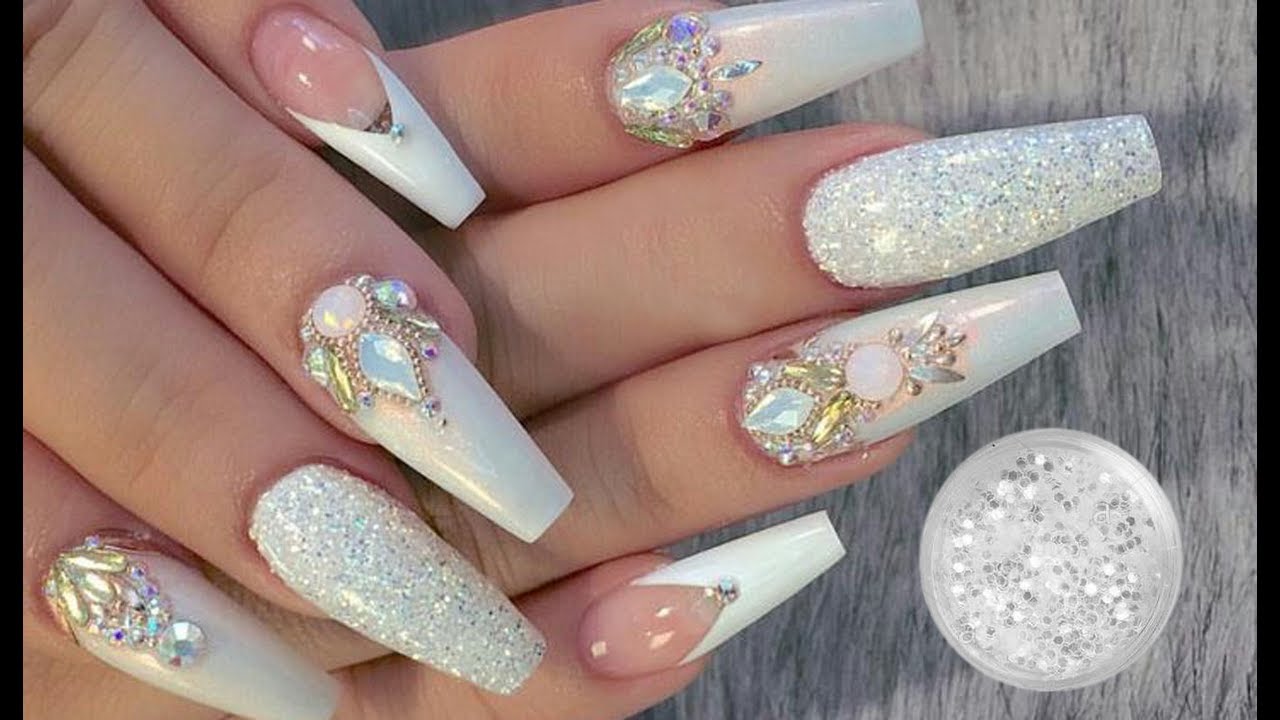 Crystal Nail Designs for Weddings - wide 2