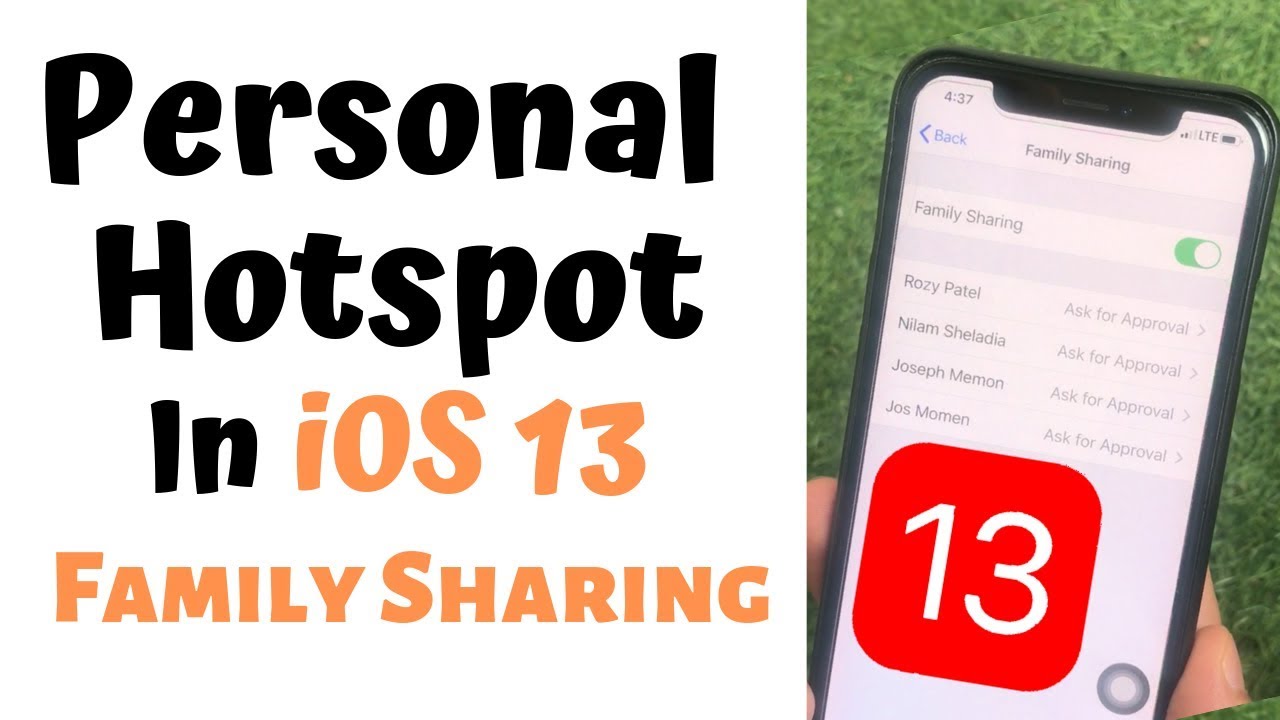 Automatically Connect Personal Hotspot in iOS 14 Using Family Sharing