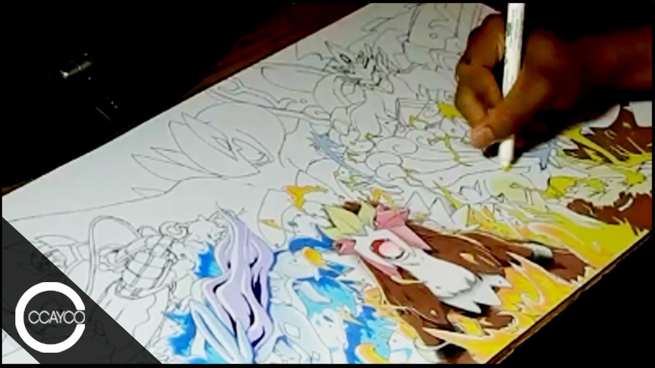 Pokemon Drawing Painting