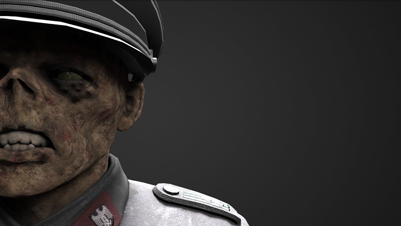 Zombie Officer-Video Game NPC Character