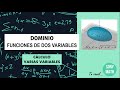 😜DOMINIO de FUNCIONES de DOS VARIABLES| BIEN EXPLICADO