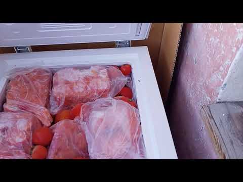 морозильная камера  LERAN на балконе