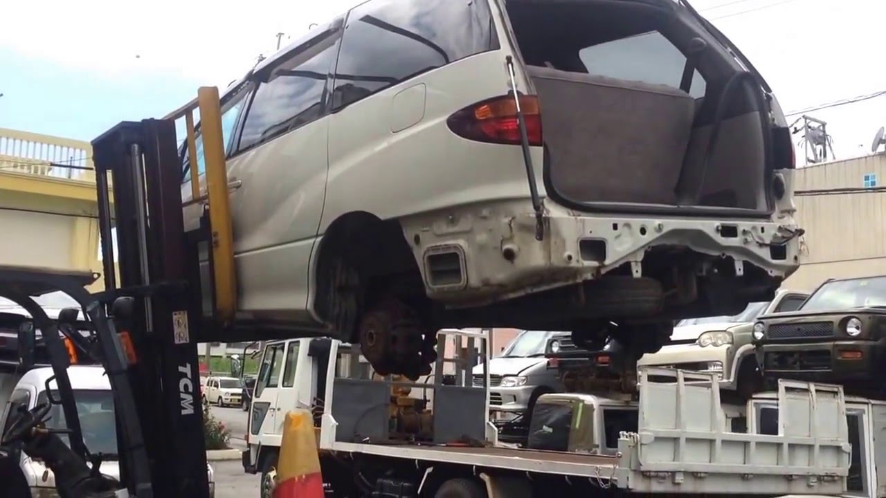 沖縄 自動車解体 廃車買取 事故車買取 Buy Junk Car Okinawa Youtube