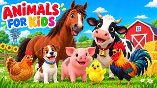 Animals for Kids/Toddlers Learn Farm, Birds & Insects & Dinosaurs /Fun Animal Video for Toddlers screenshot 5