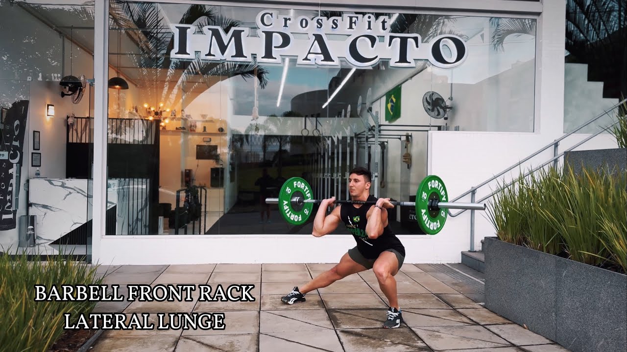 BARBELL FRONT RACK LATERAL LUNGE | IMPACT PERFORMANCE