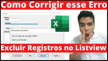 Excluir Registros No Listview, Corrigir Erro No Listview, Excluir um registro por vez no Listview