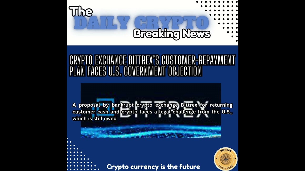 Crypto Exchange Bittrex’s Customer-Repayment Plan Faces U.S. Government Objection 