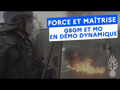 Force et maîtrise : Groupement Blindé de Gendarmerie Mobile et Gendarmerie Mobile en démo dynamique