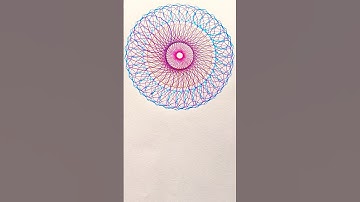 Spirograph Design #oddlysatisfying #spirograph #design #relaxing #satisfying #art #shorts