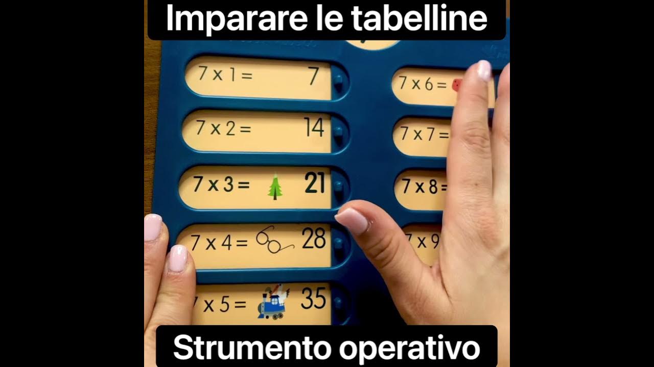 Strumento utile per imparare le tabelline ￼ 