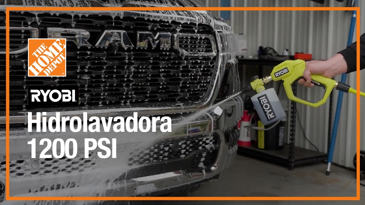 Hidrolavadora 1200 PSI de Ryobi