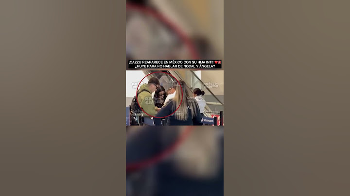 ¡CAZZU REAPARECE EN MÉXICO CON SU HIJA INTI! ❤️🚨 ¿HUYE PARA NO HABLAR DE NODAL Y ÁNGELA?