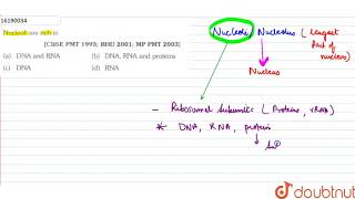 Nucleoli are rich in