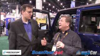 Connected Car Project - CES 2010
The automotive electronic committee has put together the connected car to show how to bring electronics in the car without distracting the driver. This vehicle shows the bleeding edge of aftermarket products. There are infrared cameras, a new hemi engine, new kicker speakers, Audiovox components and devices from PAC and Alpine. This vehicle would double the sticker price, somewhere near 70K. Connected Car Project - CES 2010
