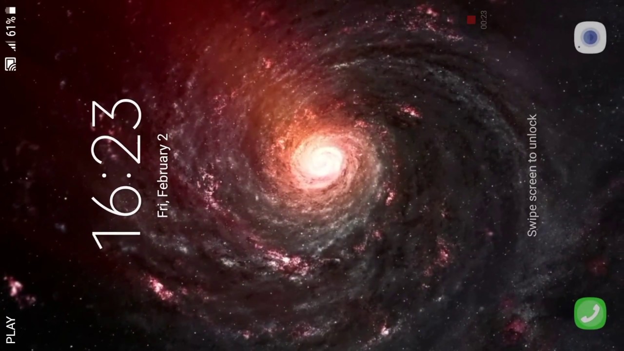 Black Hole Live Wallpaper - YouTube