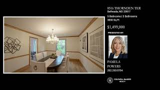 8516 Thornden Ter Bethesda, MD | ColdwellBankerHomes.com