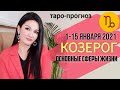 КОЗЕРОГ ТАРО ПРОГНОЗ 1 ~ 15 ЯНВАРЯ  2021. Основные сферы