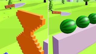 Knife Slice 3D Game! Satisfying and Relaxing ASMR Slicing Video screenshot 3
