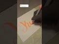 Name kyra✨#handwriting #lettering #calligraphylattering #calligraphy