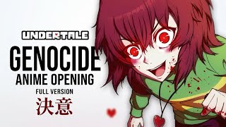 MEGALOVANIA but it's a FULL Anime Opening (Undertale Genocide) (English)