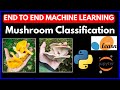 Mushroom Binary Classification | Machine Learning Project | Python | Hindi