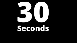 30 second Timer No Ads Countdown #timer