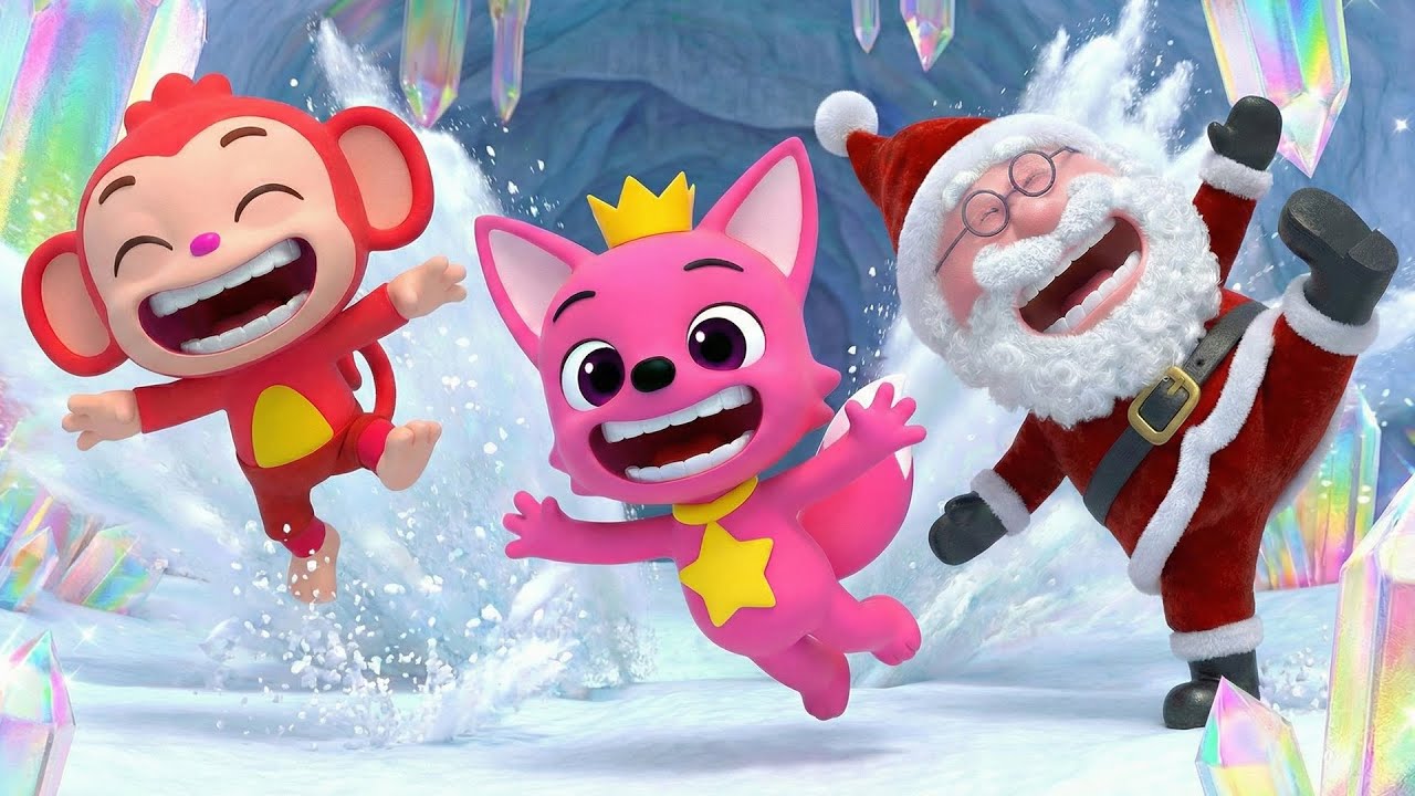 Pinkfong, Hogi & Santa Claus Ice Adventure ❄️💥 | Christmas Chaos Begins | Funny Pinkfong Animation