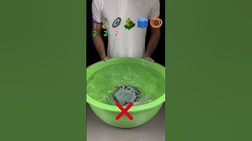 TRY TO GUESS HOE MANY TISSUES PAPER IT TOOKS! #asmr #experiment #satisfying #tissue #water