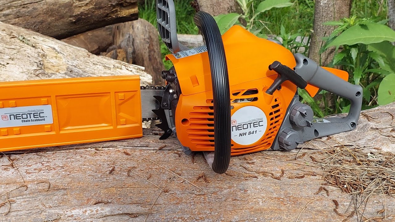 neotec NH841 chainsaw ported first time start YouTube
