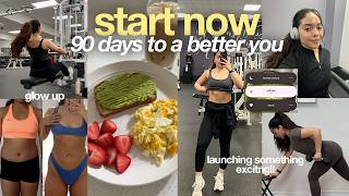 give yourself 90 DAYS to get consistent, no more starting over & become the best version of YOU