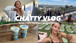 chatty vlog | rebranding, gut health, wellness events, grocery haul, etc! 