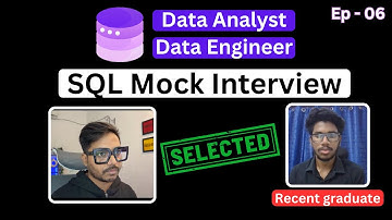 SQL Mock Interview for Data Analyst & Business Analyst | Live SQL Interview Questions and Answers #6