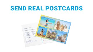 Send real postcards with the Holiday Postcard App screenshot 4