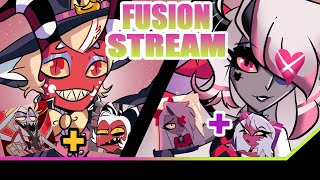 Round 3 & 4 of Hazbin Hotel and Helluva Boss Fusions - Lucifer & Moxxie, Vaggie & Verosika @knightofarcane