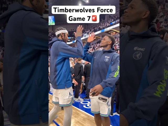 The Minnesota Timberwolves walk off with the HUGE GAME 6 win! 😤🔥|#Shorts