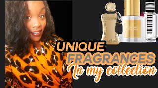 MOST UNIQUE FRAGRANCES IN MY COLLECTION| PERFUME FOR WOMEN| PERFUME COLLECTION
