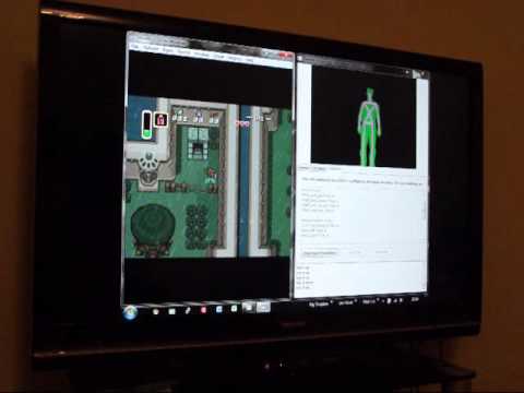 Legend Of Zelda on Kinect Hack