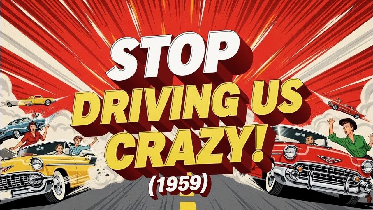Stop Driving Us Crazy! (1959) | The Road Safety Cartoon