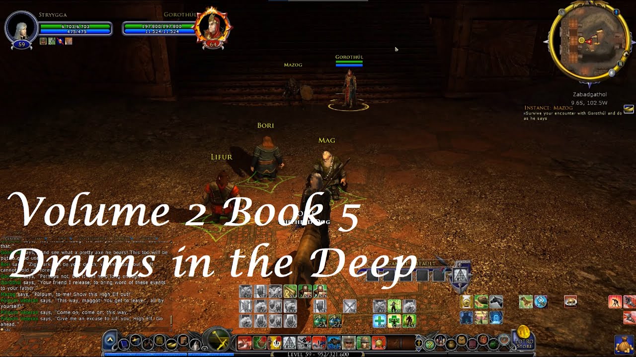 LOTRO Volume 2 Book 5 Drums in the Deep YouTube