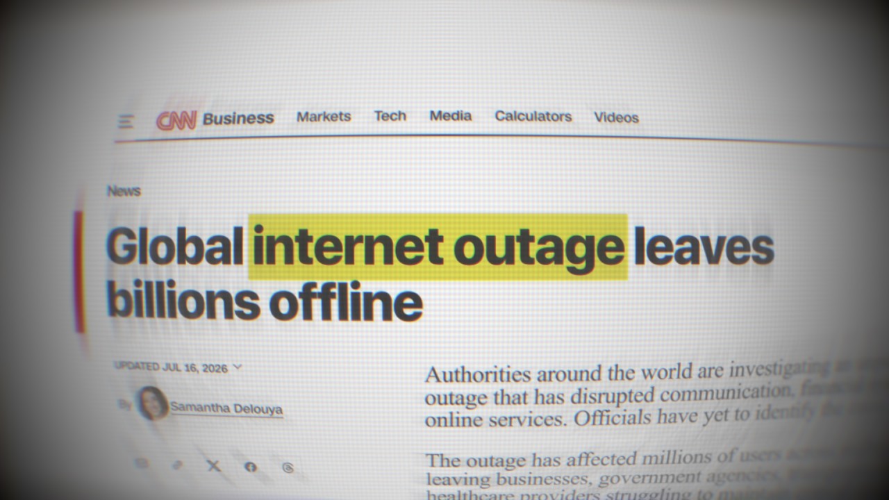 The last day without internet | Editing Portfolio