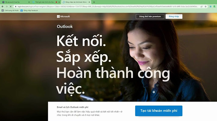 Thay đổi thông tin trên Outlook