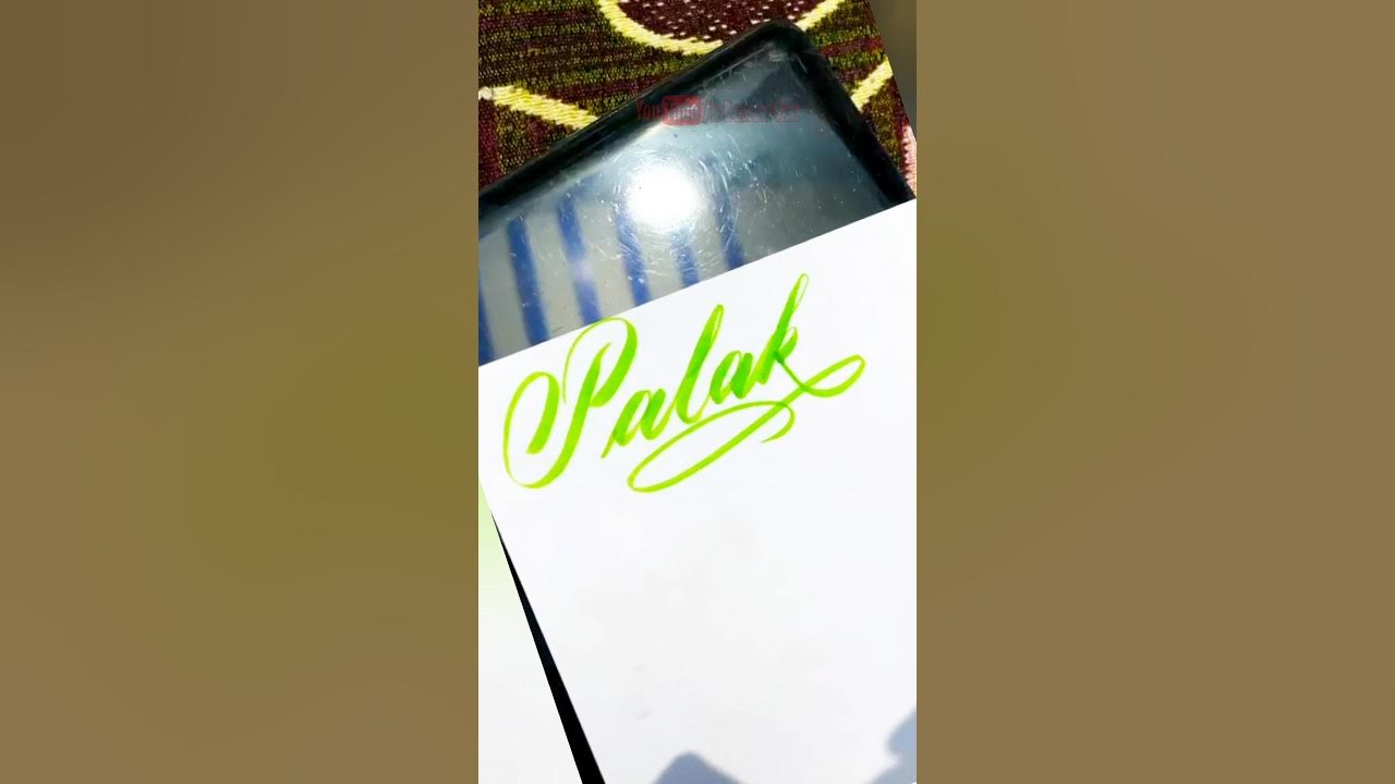 Palak name calligraphy awesome palak name calligraphy writing woth