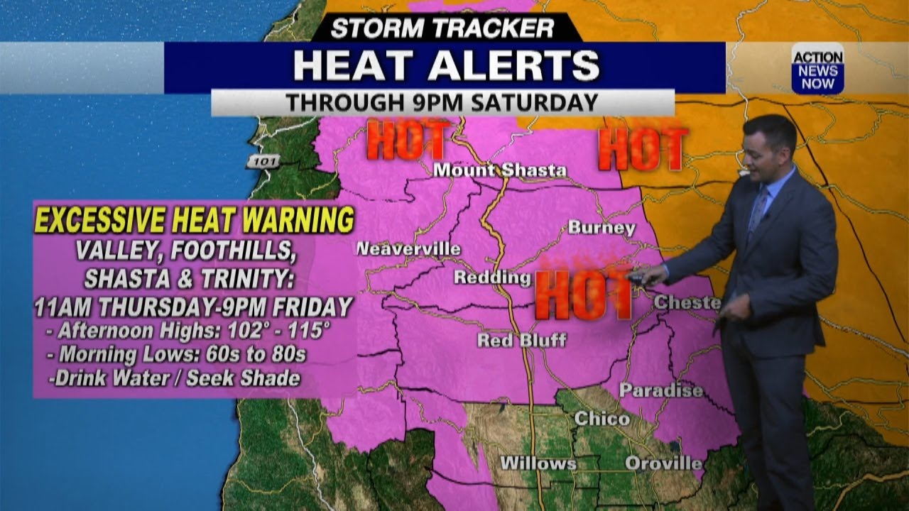 Storm Tracker Forecast: Dangerous heat on tap to end your work week ...