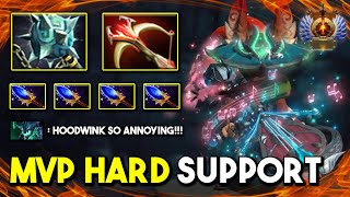 MVP HARD SUPPORT Hoodwink Gleipnir + Daedalus Build Non-stop Shackles her Enemies to Trees DotA 2